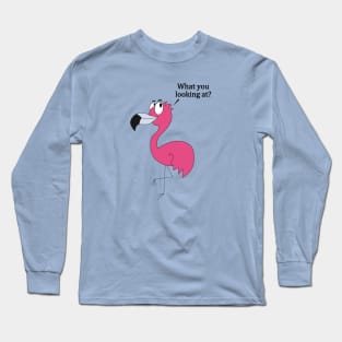 Carlos the Paranoid Flamingo Long Sleeve T-Shirt
